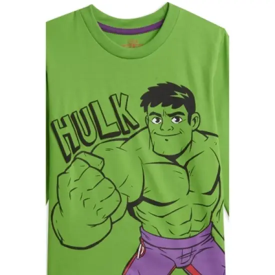 Marvel Avengers Hulk Spider-Man 3 Pack Graphic T-Shirts Toddler image {5}