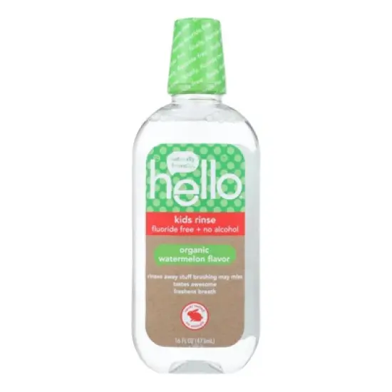 Hello Organic Watermelon Flavored Kids Rinse - 16 fz image {5}