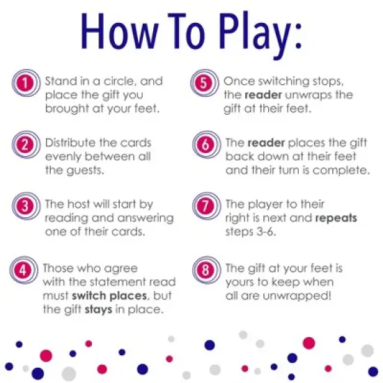 Big Dot of Happiness Jolly Santa Claus - Christmas Party Have or Have Not Cards - Christmas Gift Exchange Game - Set of 24 image {4}