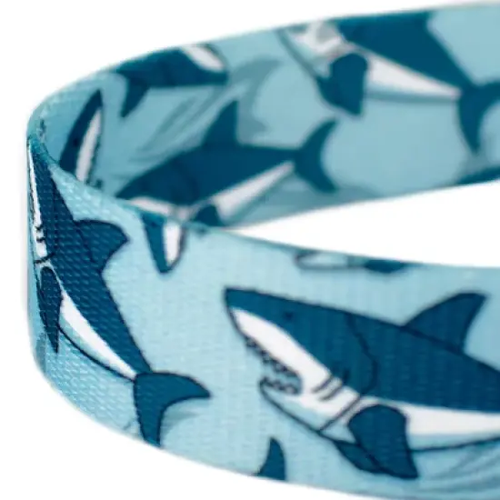 Country Brook Petz Sharks Dog Leash (6 Foot, 1/2 Inch Wide) image {2}