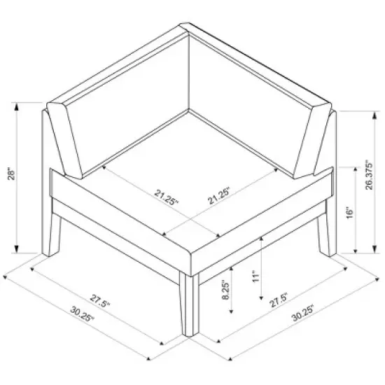 4pc Summerlyn Patio Seating Set - Linon image {13}