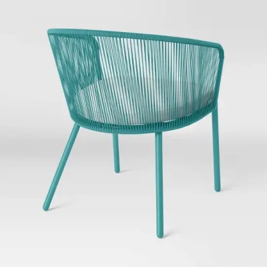 Fisher 3pc Deep Seating Patio Chat Set - Blue-Green - Project 62&trade; image {4}