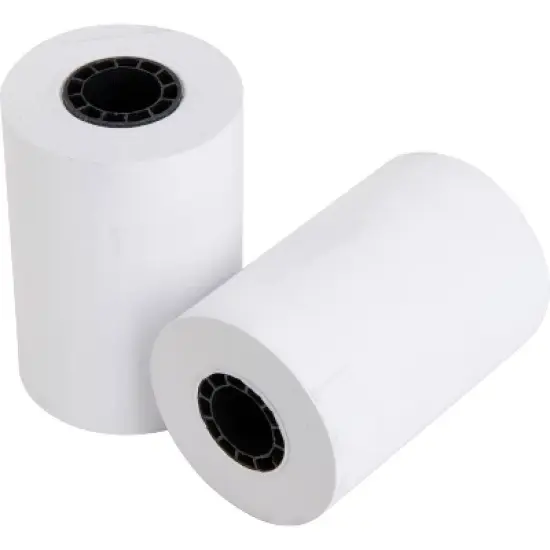 Business Source Portable Printer Thermal Rolls Carton BPA Free White image {3}