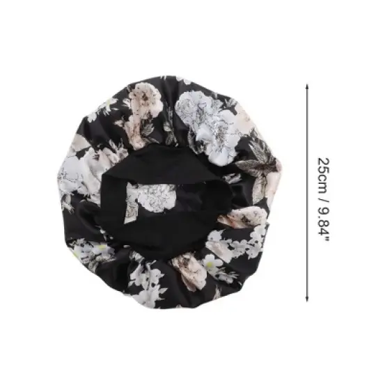 Unique Bargains High Elasticity Print Shower Cap 1 Pc image {3}