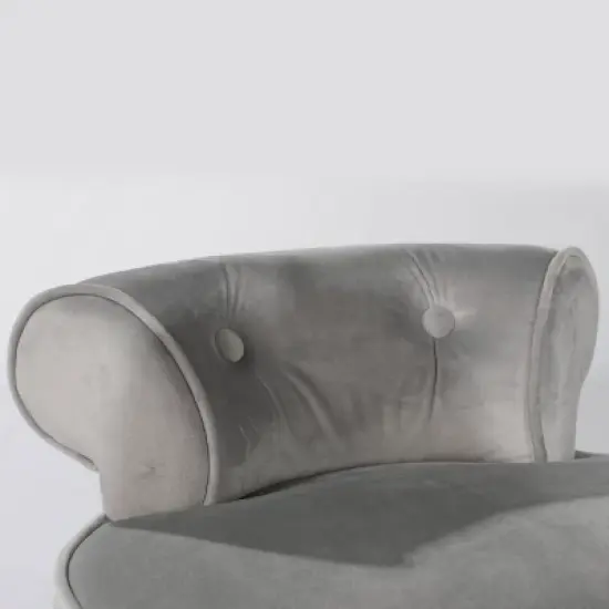 22.5" Lena Wood and Upholstered Vanity Stool - Hillsdale Furniture image {6}