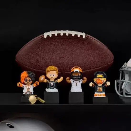 Fisher Price Little People x NFL Collector Cincinnati Bengals Figure 4-Pack image {1}