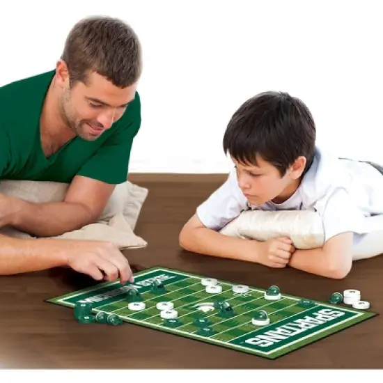 MasterPieces Officially licensed NCAA Michigan State Spartans Checkers Board Game for Families and Kids ages 6 and Up image {4}