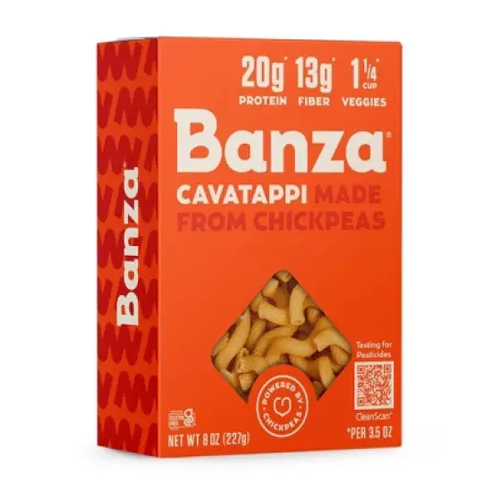 Banza Gluten Free Chickpea Cavatappi - 8oz image {8}