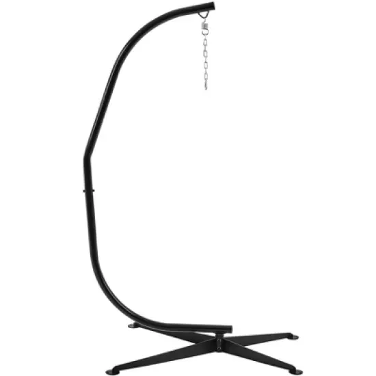Yaheetech C-stand for Hanging Hammock Chair, Black image {6}