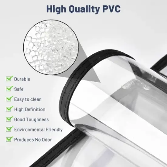 WeChef 30 Pack Menu Covers 8.5 x 11" Book Style Menu Holders 4 Pages 8 Views Restaurant Bar Black image {5}