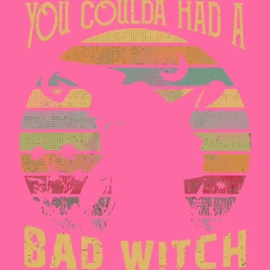 Women's Design By Humans Halloween Funny You Coulda Had Bad Witch By Ering Racerback Tank Top image {1}