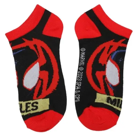 Spider-Man Into The Spider-Verse Multi-Character 5-Pack Women's Ankle Socks image {1}