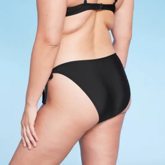 Women's Side-Tie V-Front High Leg Cheeky Bikini Bottom - Wild Fable&trade; image {4}