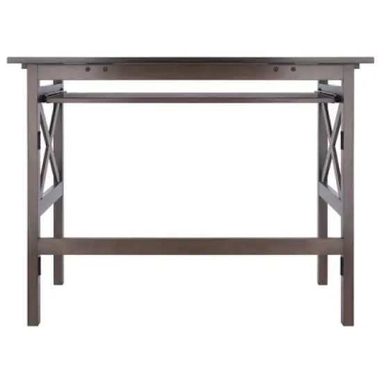 Xander Foldable Desk Oyster Gray - Winsome image {4}