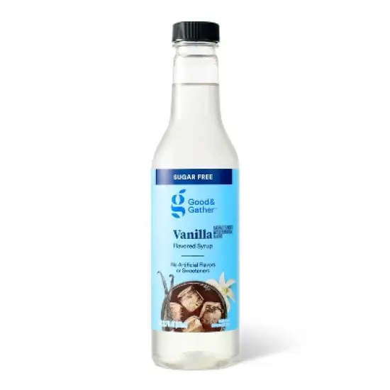Sugar Free Vanilla Naturally Flavored with other Natural Flavors Flavored Syrup - 12.7 fl oz - Good & Gather&trade; image {4}