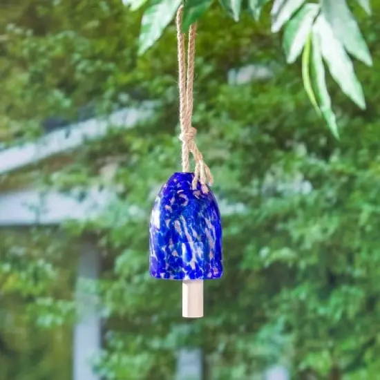 Evergreen 8"H Royal Confetti Chime image {1}