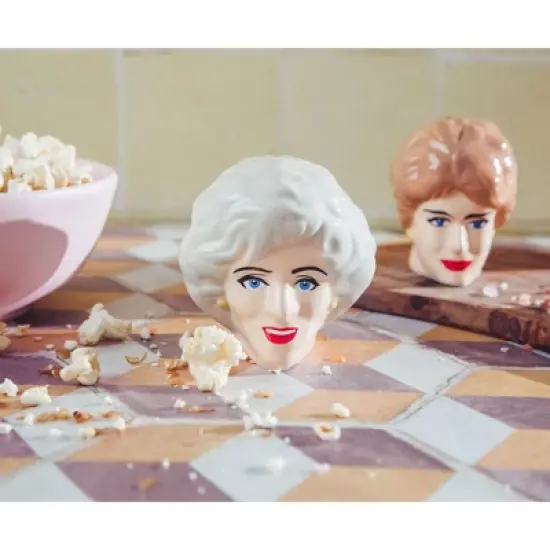 Silver Buffalo The Golden Girls Rose and Blanche Ceramic Salt and Pepper Shakers | Set of 2 image {3}