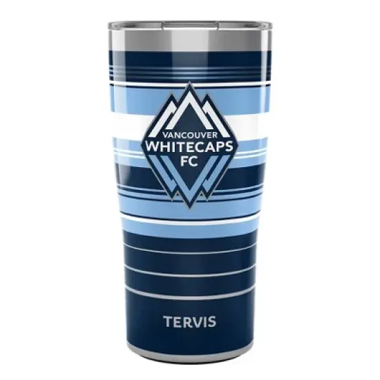 MLS Vancouver Whitecaps FC 20oz Hype Stripe Stainless Steel Tumbler image {3}