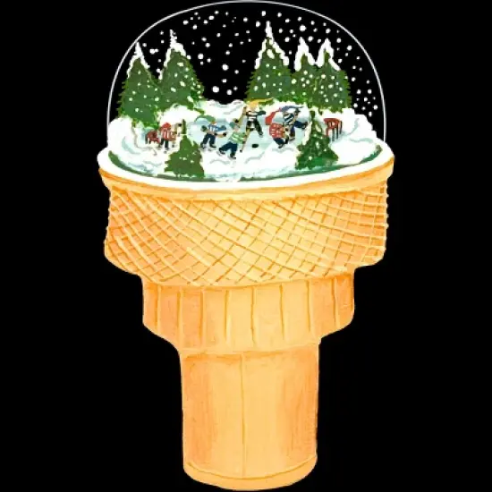 Junior's Design By Humans Sno-Cone By BullShirtCo T-Shirt image {1}