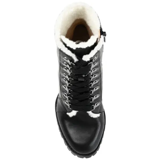 Journee Collection Womens Fauna Tru Comfort Foam Inside Zip Block Heel Booties image {3}