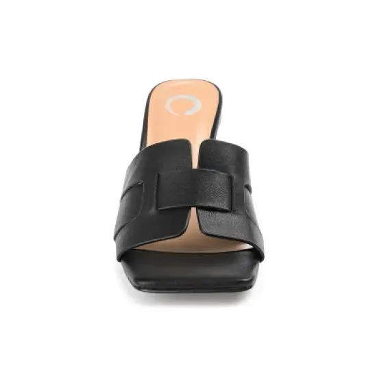 Journee Collection Womens Renatta Tru Comfort Foam Open Square Toe Block Heel Sandals image {5}