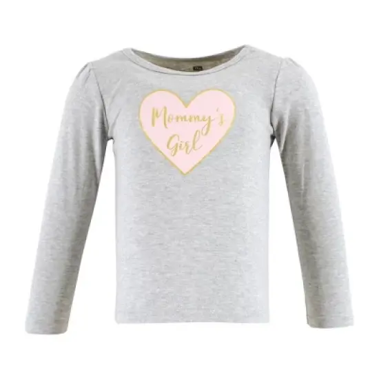 Hudson Baby Infant Girl Long Sleeve T-Shirts, Girl Mommy image {4}