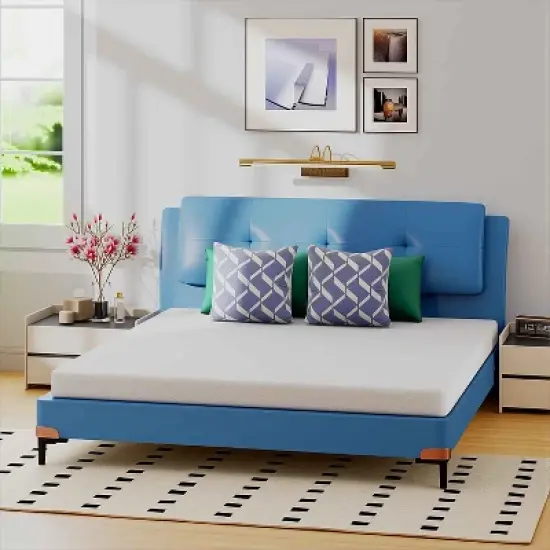 BestMassage 5 Inch Green Tea Memory Foam Mattress Cooling Gel Infused Mattress image {7}