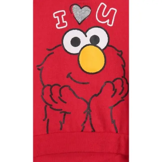 Sesame Street Elmo Girls Pullover Hoodie and Leggings Outfit Set Toddler image {2}