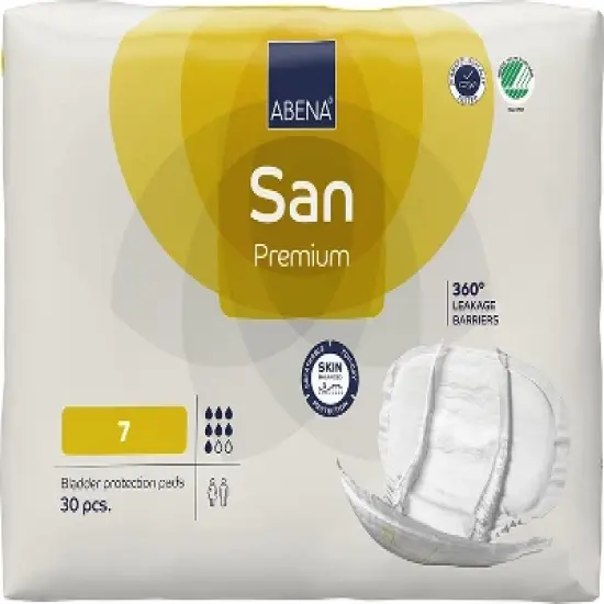 Abena San, Premium Incontinence Pads, Moderate Absorbency (Sizes 4 To 7) image {6}
