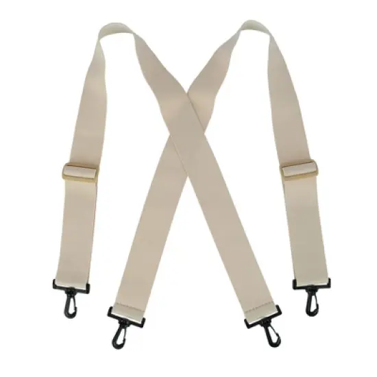 CTM Elastic Undergarment TSA Compliant Suspenders with Swivel Hook Ends image {3}