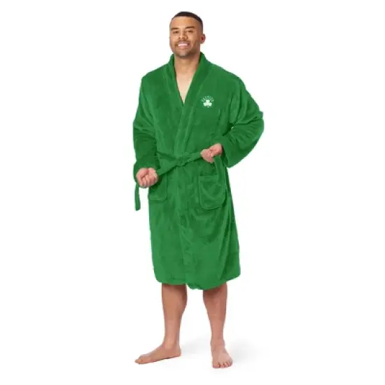 Boston Celtics NBA L/XL Silk Touch Bathrobe 26x47 Inches image {1}