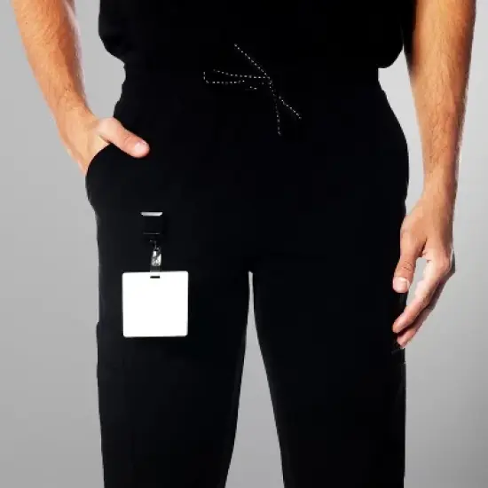 Members Only Men's Hampton Open Bottom Scrub Pants for Tall Men image {7}