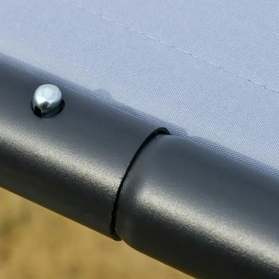 Resenkos Outdoor Garden Gazebo, Sunshade Gazebo Canopy,9' x 10' Outdoor Pergola with Canopy, Patio Sun Shade Shelter Grill Gazebo,Gray image {12}