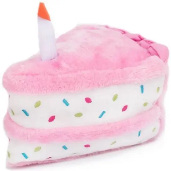 ZippyPaws Birthday Cake Dog Toy image {4}