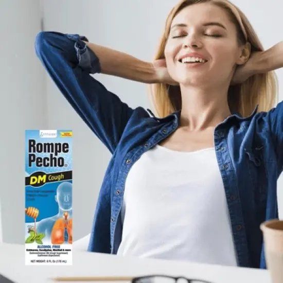 Rompe Pecho DM Cough Syrup 6Oz image {3}
