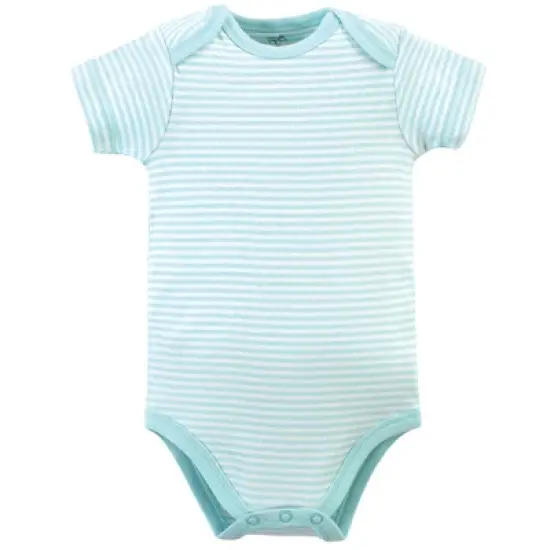 Touched by Nature Baby Girl Organic Cotton Bodysuits 5pk, Dragonfly image {3}