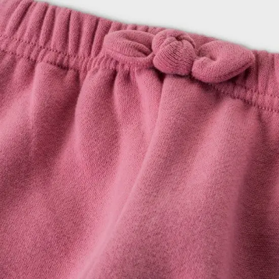 Baby Girls' 2pc Disney Princess Fleece Pullover and Jogger Set - Burgundy image {4}