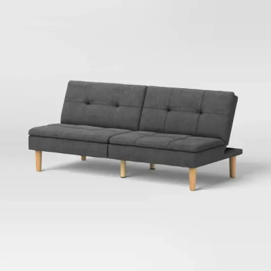 69" Tufted Dorm Futon Sofa - Room Essentials image {7}