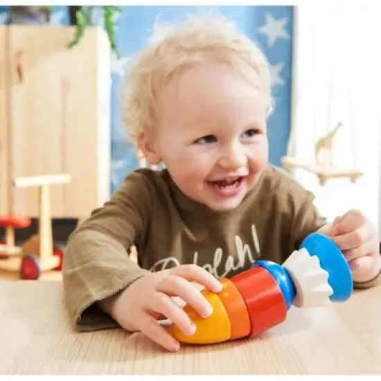 HABA Threading Game Rocket Dexterity Toy for Ages 2+ (Made in Germany) image {3}