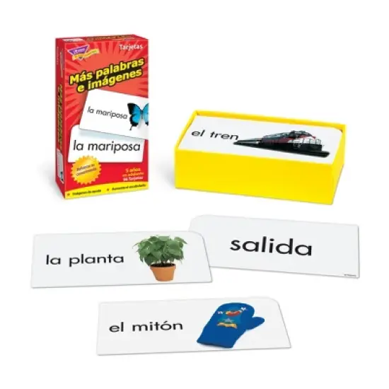 TREND M�s palabras e im�genes (SP) Skill Drill Flash Cards image {2}