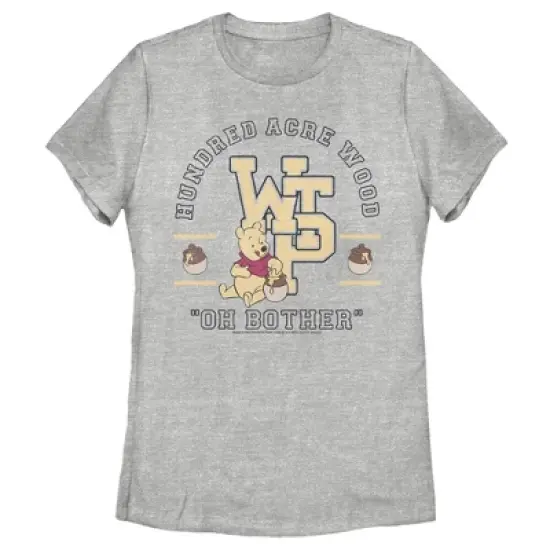 Women's Winnie the Pooh Bear Collegiate T-Shirt image {3}