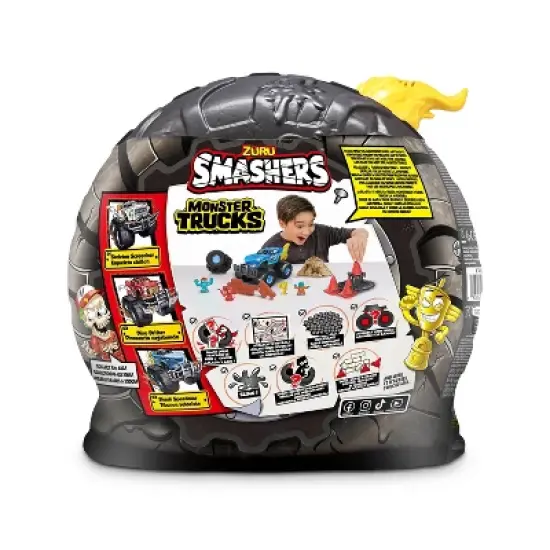 Smashers Monster Wheels Surprise Capsule Mini Figure Set image {6}