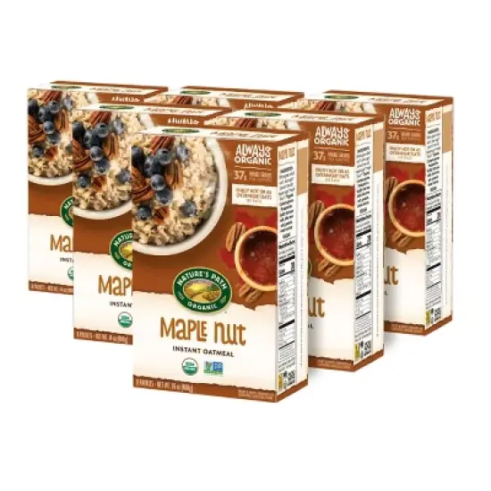 Nature's Path Organic Maple Nut Oatmeal 6pk/84oz image {7}