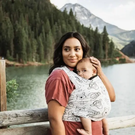 Moby Wrap Feather Knit Baby Carrier image {13}