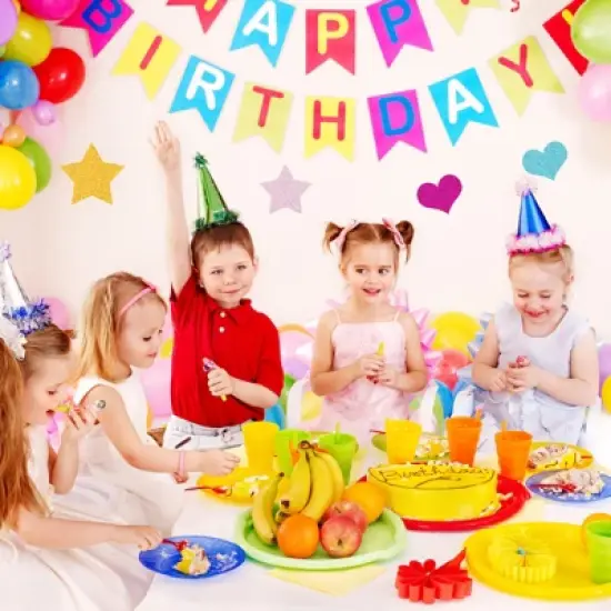 Unique Bargains Glitter Sparkly Card Stock for Scrapbook Card Making DIY 60 Pcs image {5}