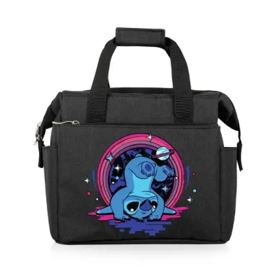 Disney Stitch Handstand On The Go Lunch Bag Cooler - Black image {3}
