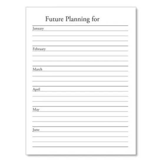 Recycled Weekly Appointment Book Ruled without Appointment Times, 8.75 x 6.88, Black Cover, 12-Month (Jan to Dec): 2026 image {4}