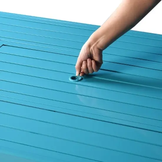 Oakland Living 55000 BTUs Propane Rectangle Outdoor Fire Table with Two Covers image {4}