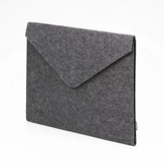 Smead Soft Touch Cloth Expanding File, 2" Expansion, Magnetic Closure, Tabloid Size, Gray (70924) image {1}