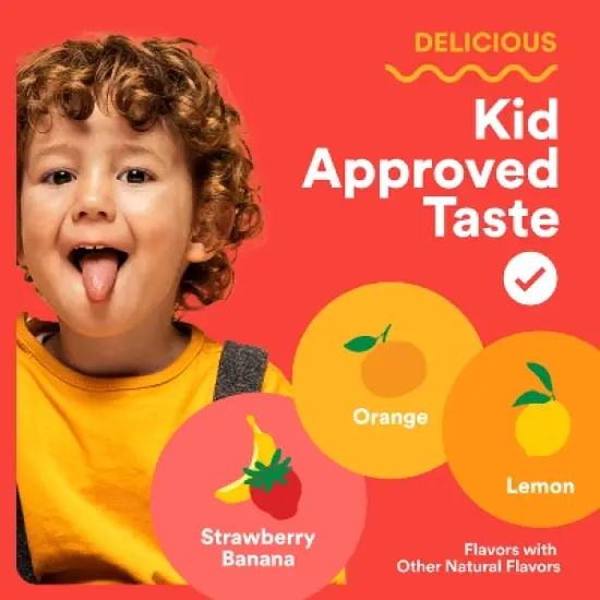 SmartyPants Kids Plus Multivitamin & Omegas Gummies with Vitamins C, D3, B12 & Zinc - 80ct image {7}